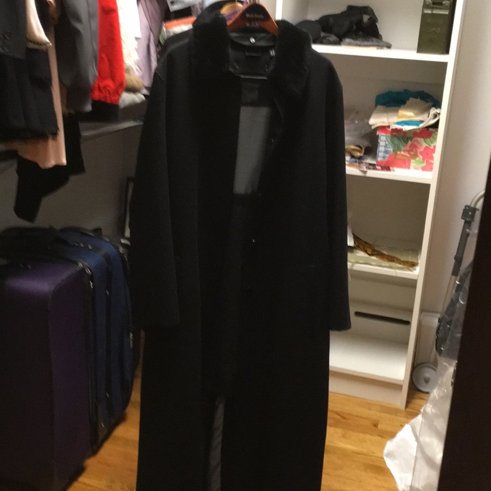 Women's black Sanyo New York Dress coat
